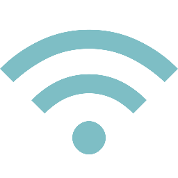 Icono de internet satelital Starlink de alta velocidad.
